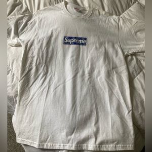 Supreme Blue Bandana Logo T-Shirt